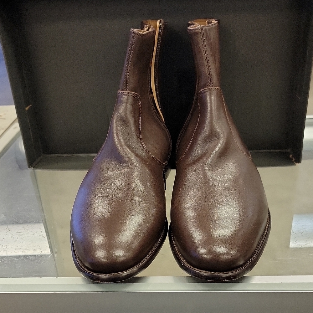 Florsheim Dark Brown Leather Ankle Boots